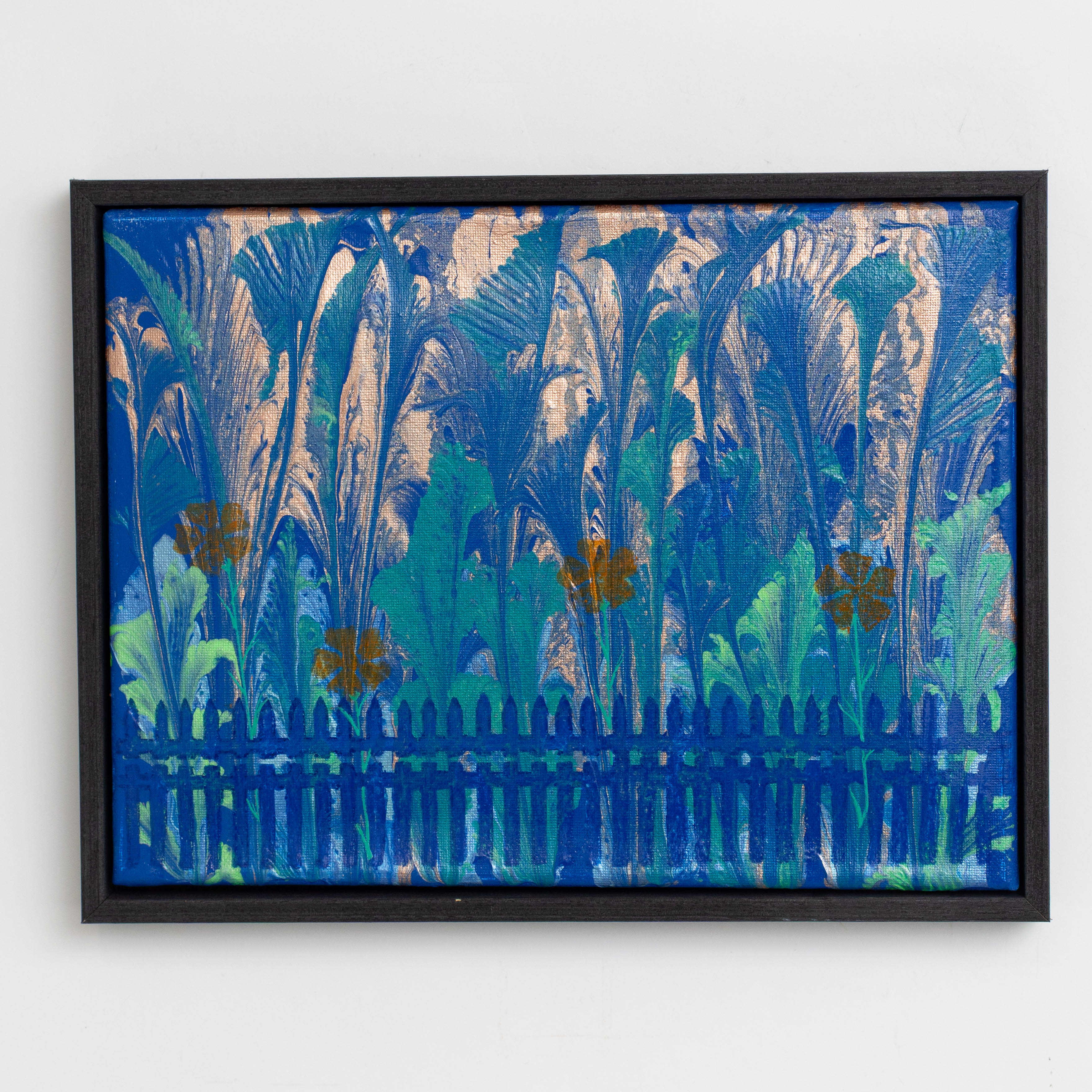 Blue Fence