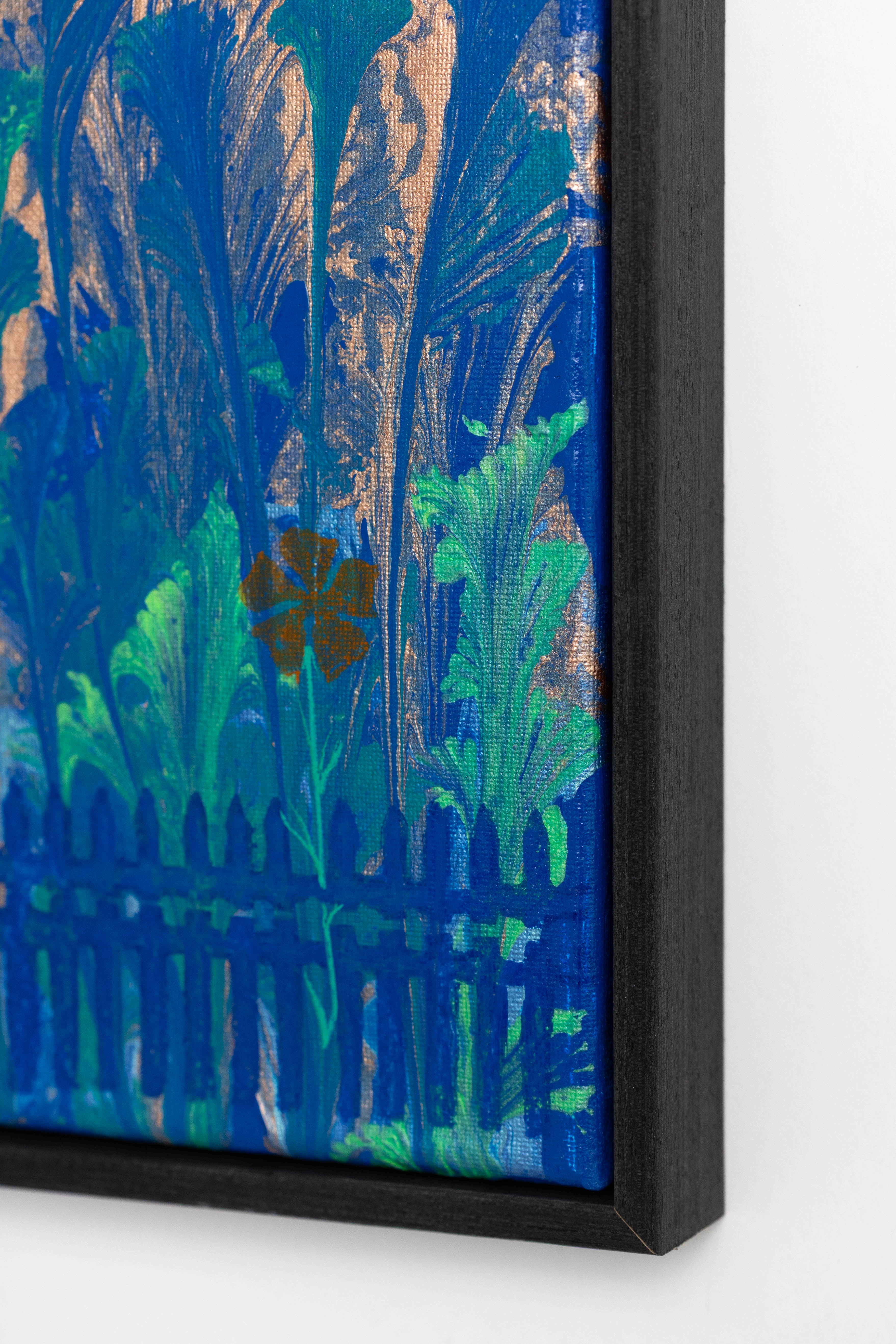 Blue Fence