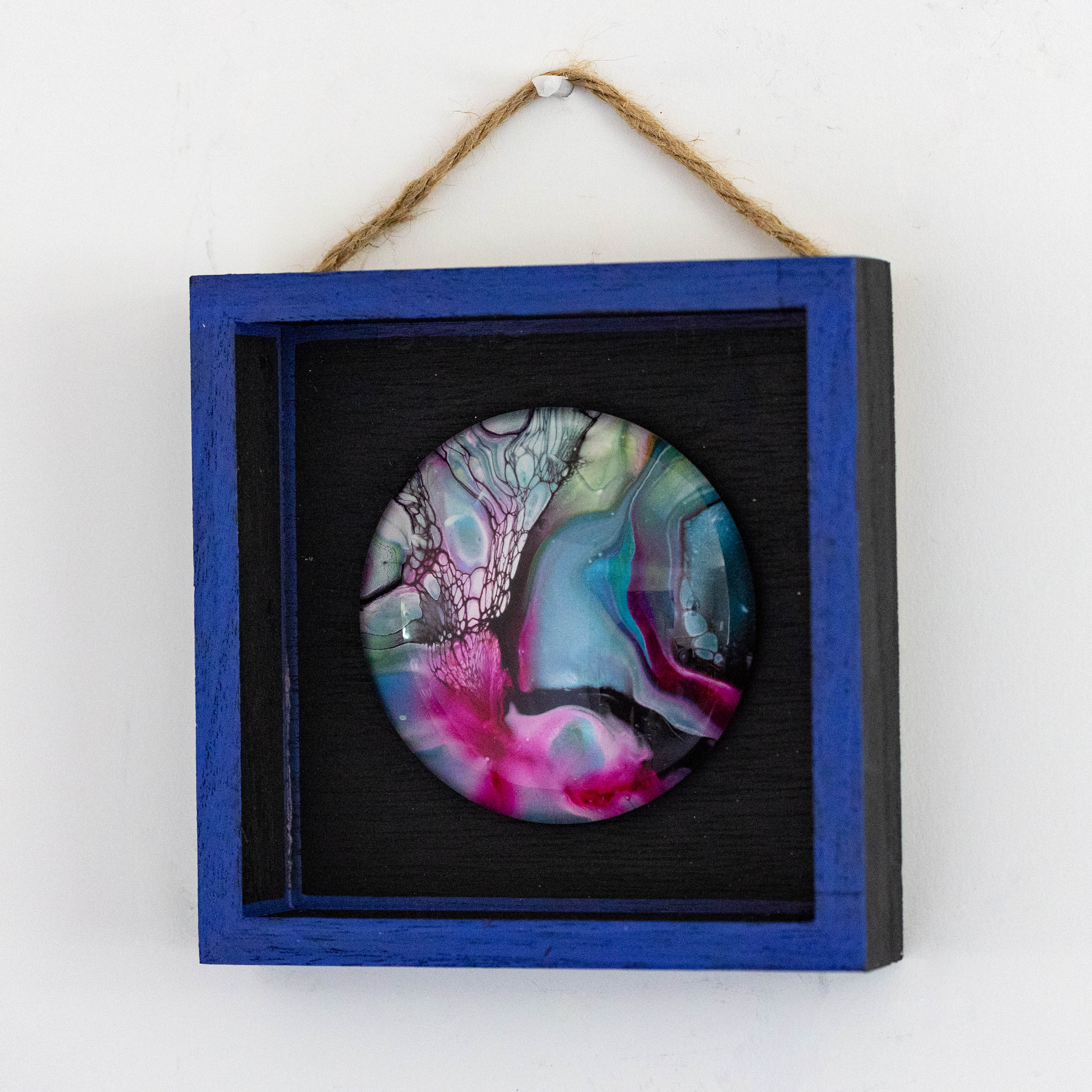 Blue/black tiny art